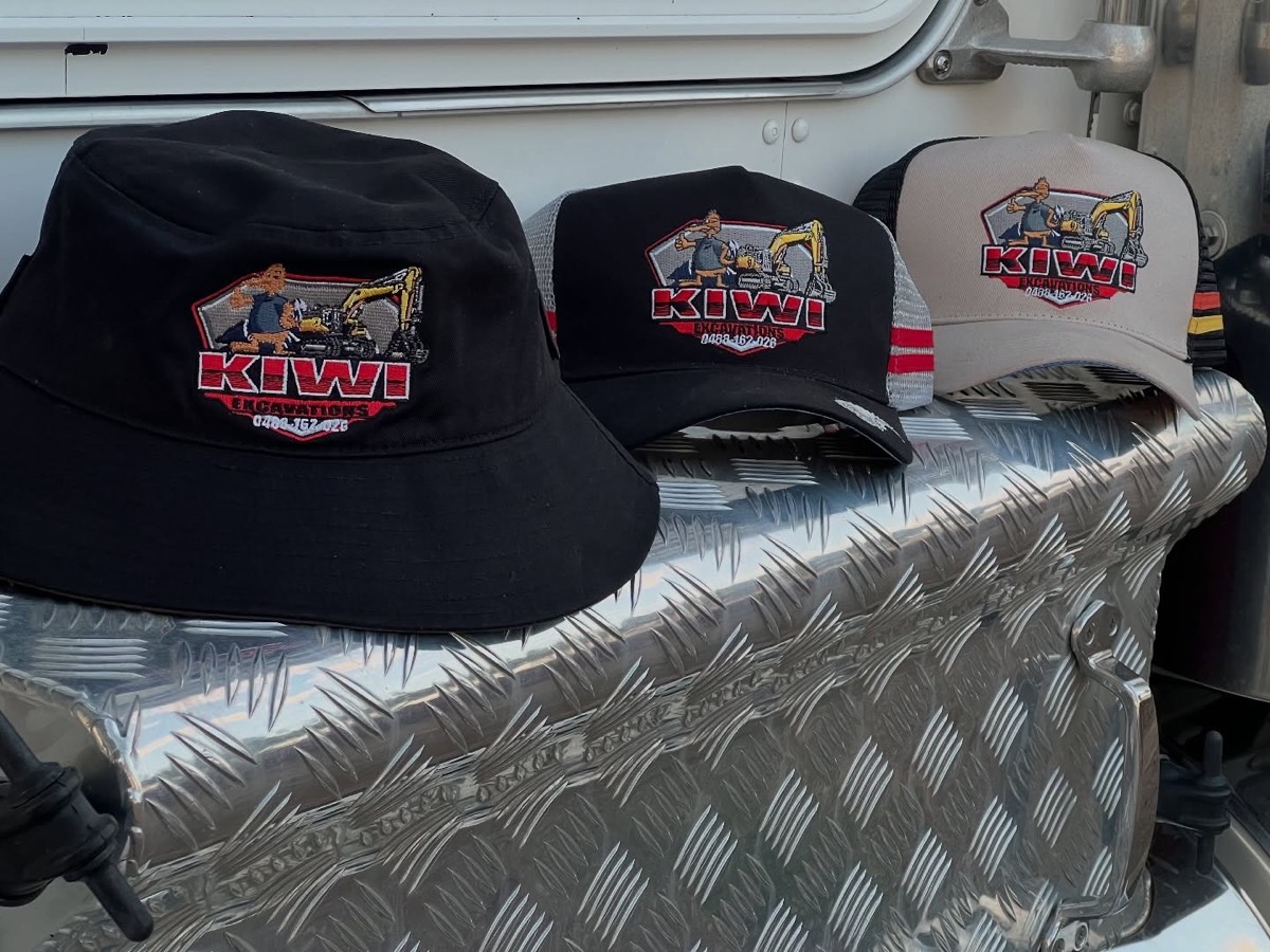 Custom Bucket hats supplied by TC Coolers